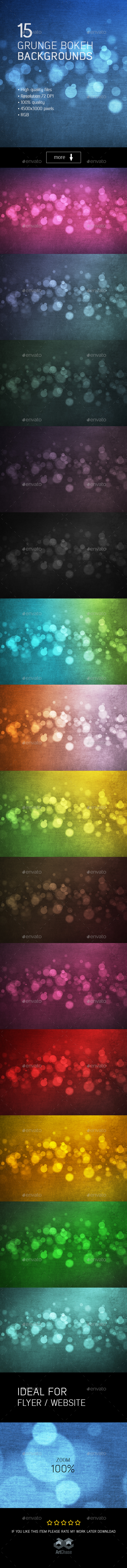 Grunge Bokeh Backgrounds - Backgrounds Graphics