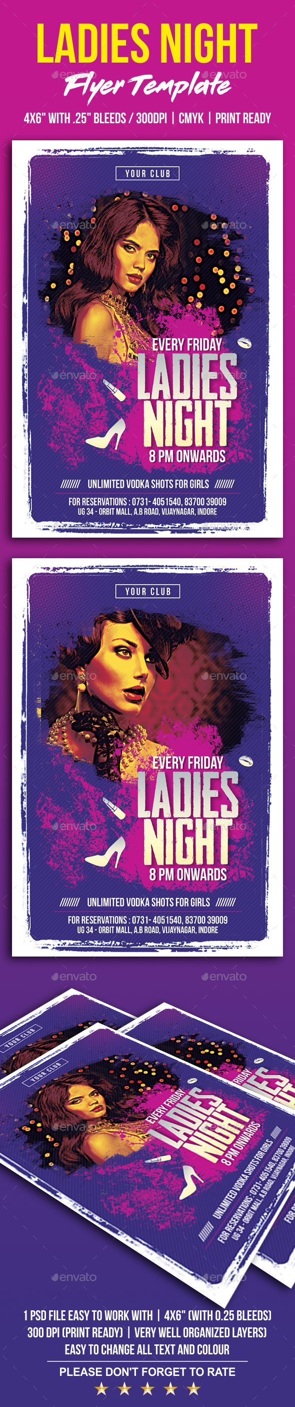 Ladies Night Party Flyer - Events Flyers