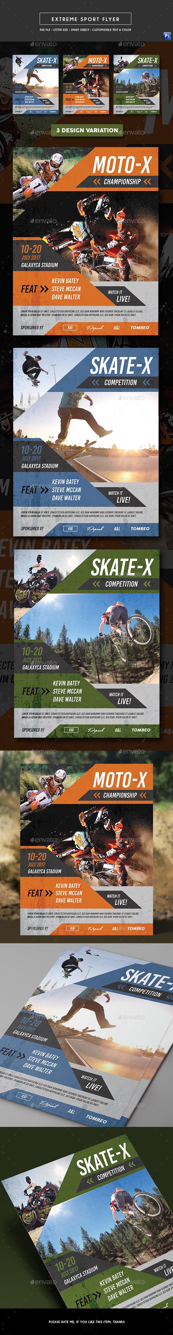 Extreme Sports Flyer - Sports Events