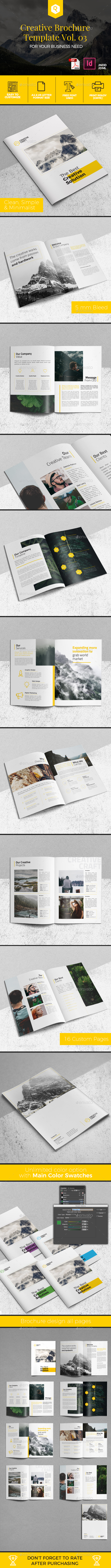 Creative Brochure Template Vol. 03 - Corporate Brochures