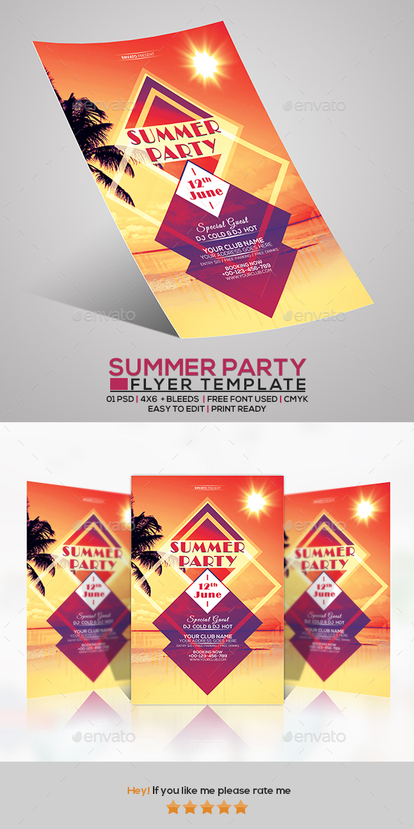 Summer Party Flyer