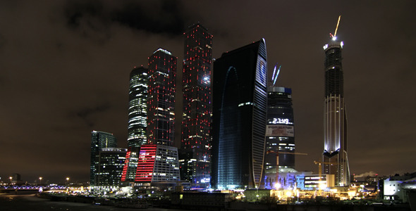 Moscow City Complex Time Lapse
