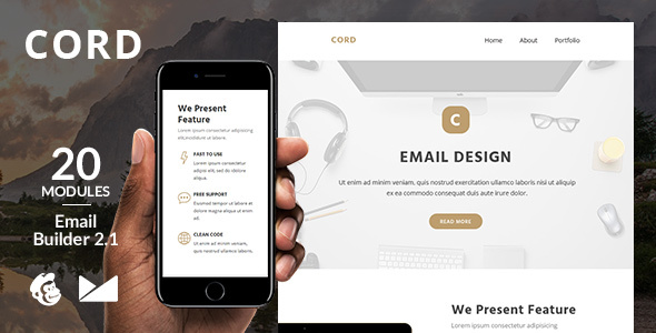 Cord Email Template - ThemeForest 19717703