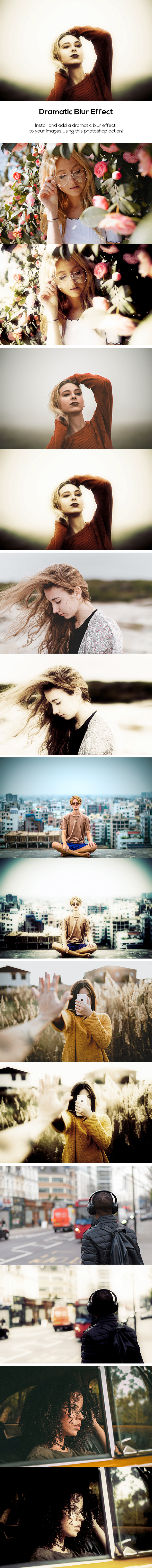 Dramatic Blur Effect - Photo Effects Actions