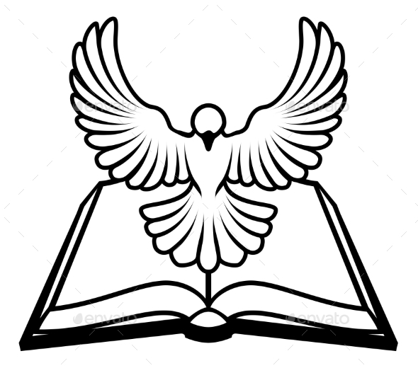 Christian Bible Dove Concept - Religion Conceptual