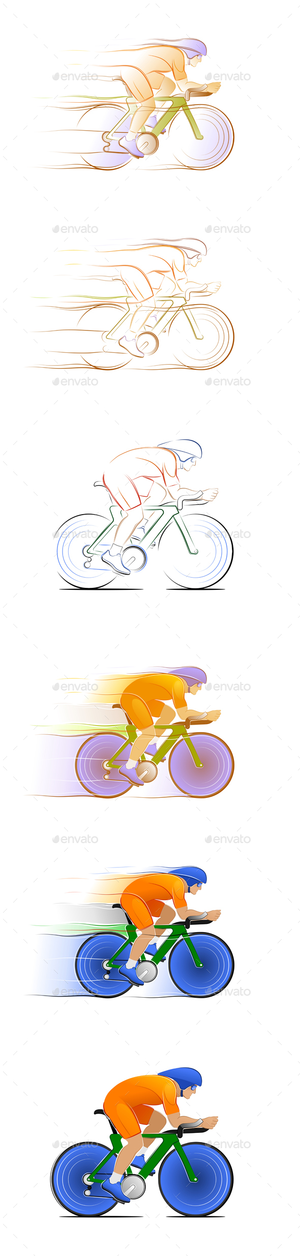 Bicycle Racing - Sports/Activity Conceptual