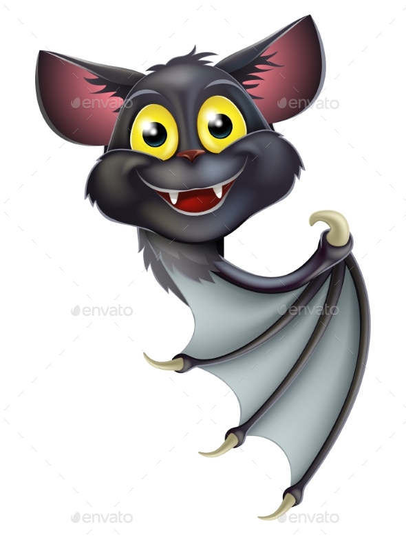 Halloween Bat Pointing