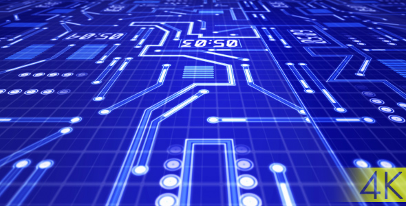 Animated Circuit Board