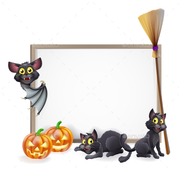 Halloween Sign Background - Miscellaneous Vectors