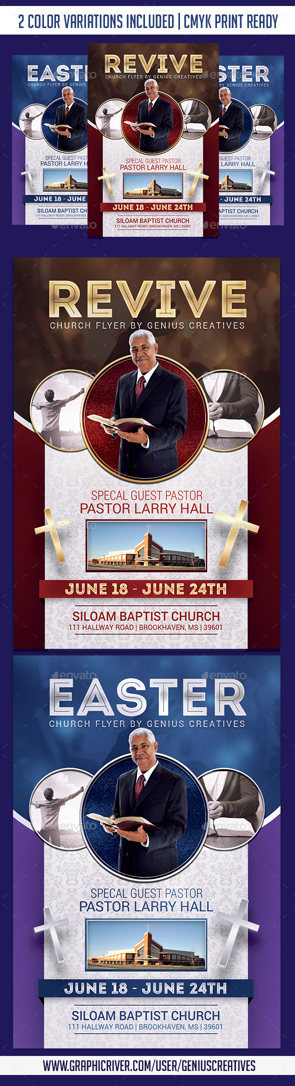 Revive Church Flyer - Church Flyers