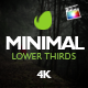 Minimal Lower Thirds For Final Cut Pro X - VideoHive Item for Sale