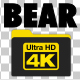 4K Bear Silhouettes - 5 Pack 4K Bear Silhouettes - 5 Pack - VideoHive Item for Sale