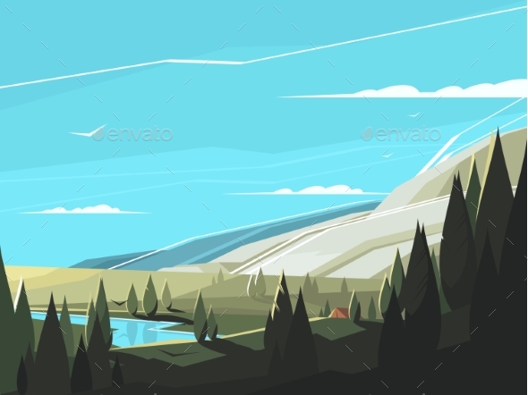 Forest Natural Landscape - Landscapes Nature