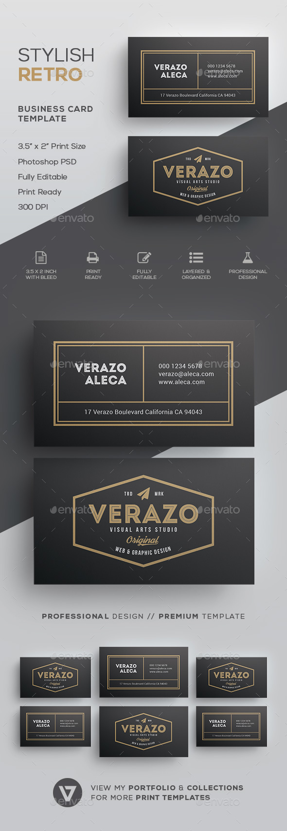 Retro Business Card - Retro/Vintage Business Cards