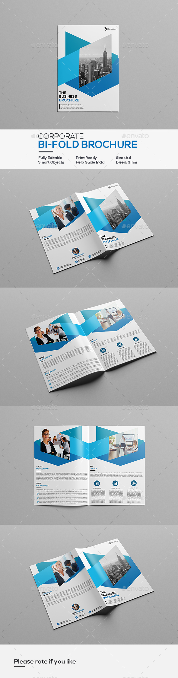 Corporate Bifold Brochure - Corporate Brochures