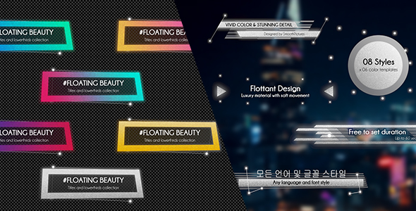 Floating Beauty Titles & Lowerthirds