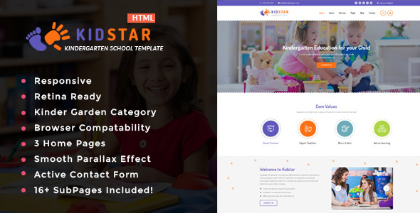 Kidstar - KindergartenSchool - ThemeForest 19514751