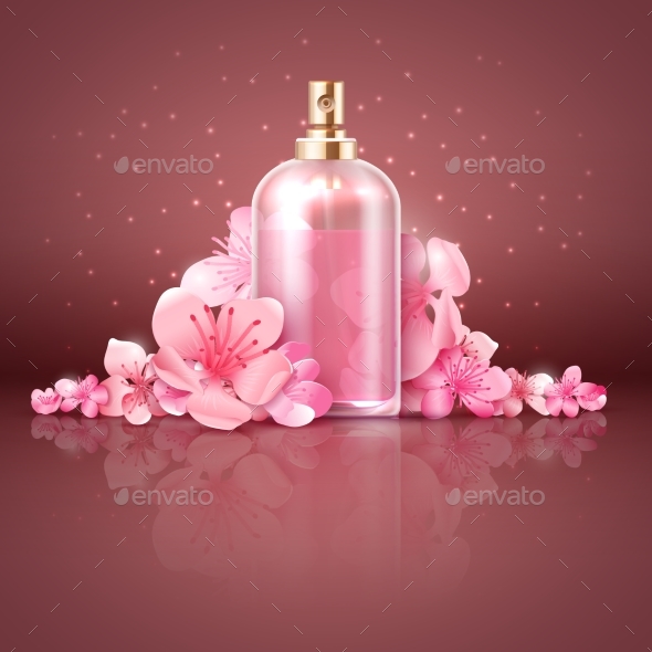 Care Skin Organic Product with Japanese Sakura - Man-made Objects Objects