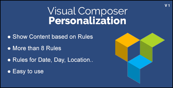 Personalization for Visual Composer - CodeCanyon Item for Sale