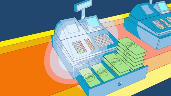 Money Comes To the Cash Register