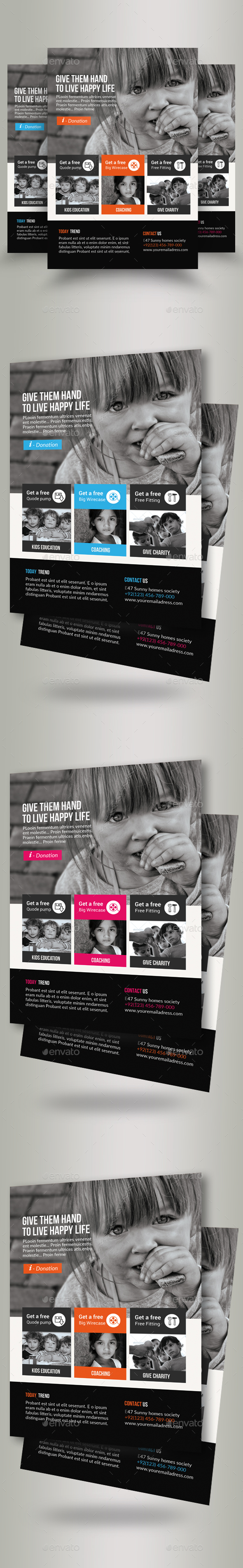 Charity & Donation Flyer Templates - Corporate Flyers