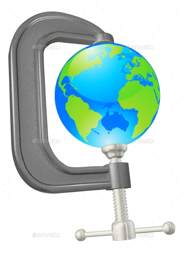 Clamp Globe Concept - Miscellaneous Vectors