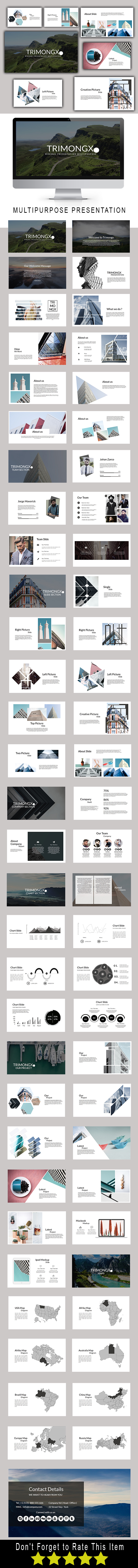Trimongx Multipurpose Keynote Template - Keynote Templates Presentation Templates