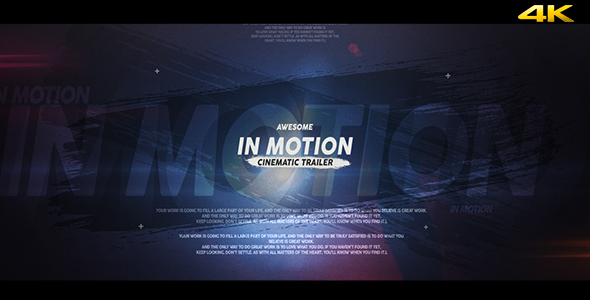 In Motion - Cinematic Trailer