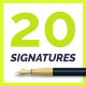 20 Signatures - VideoHive Item for Sale