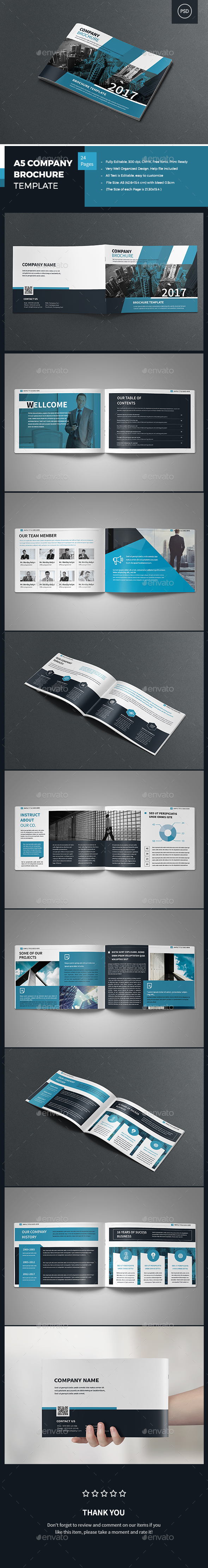 A5 Company Profile Brochure - Corporate Brochures