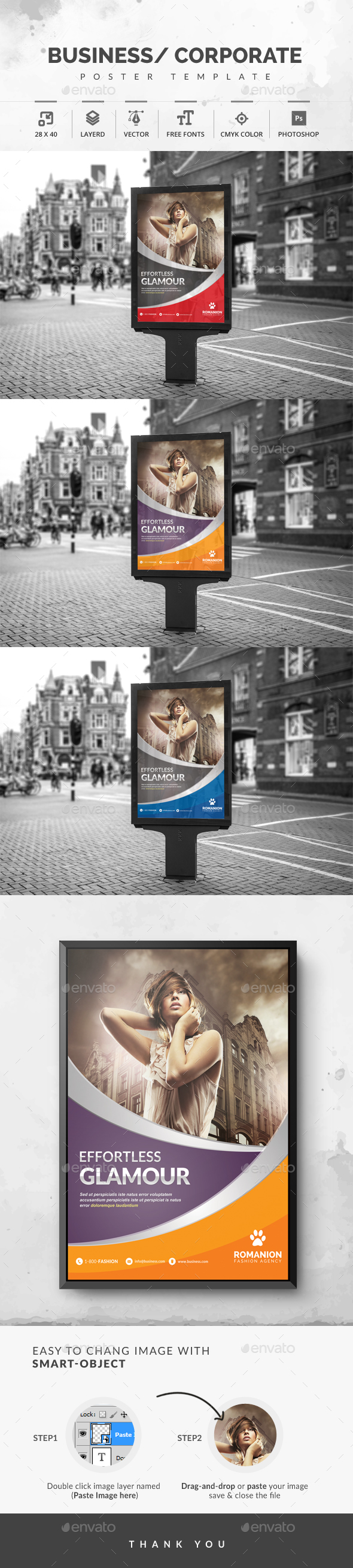 Fashion Poster - Signage Print Templates