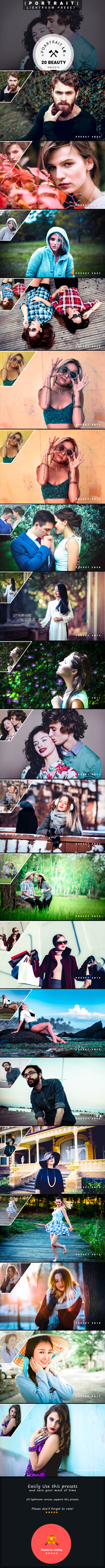 20 Beauty Portrait | Lightroom Presets - Portrait Lightroom Presets