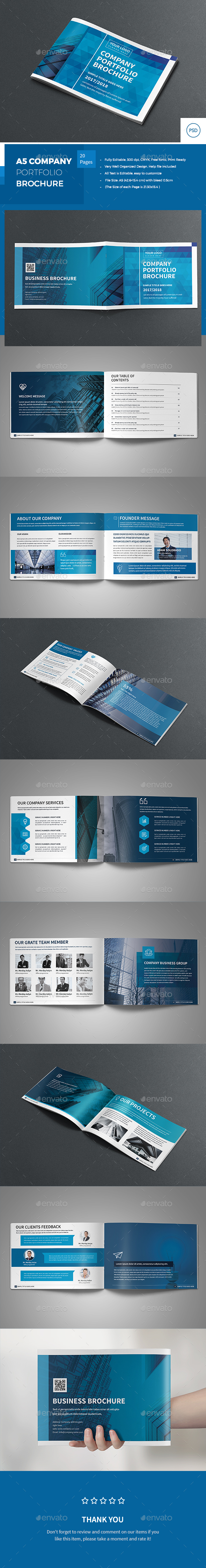 A5 Company Portfolio Brochure - Corporate Brochures
