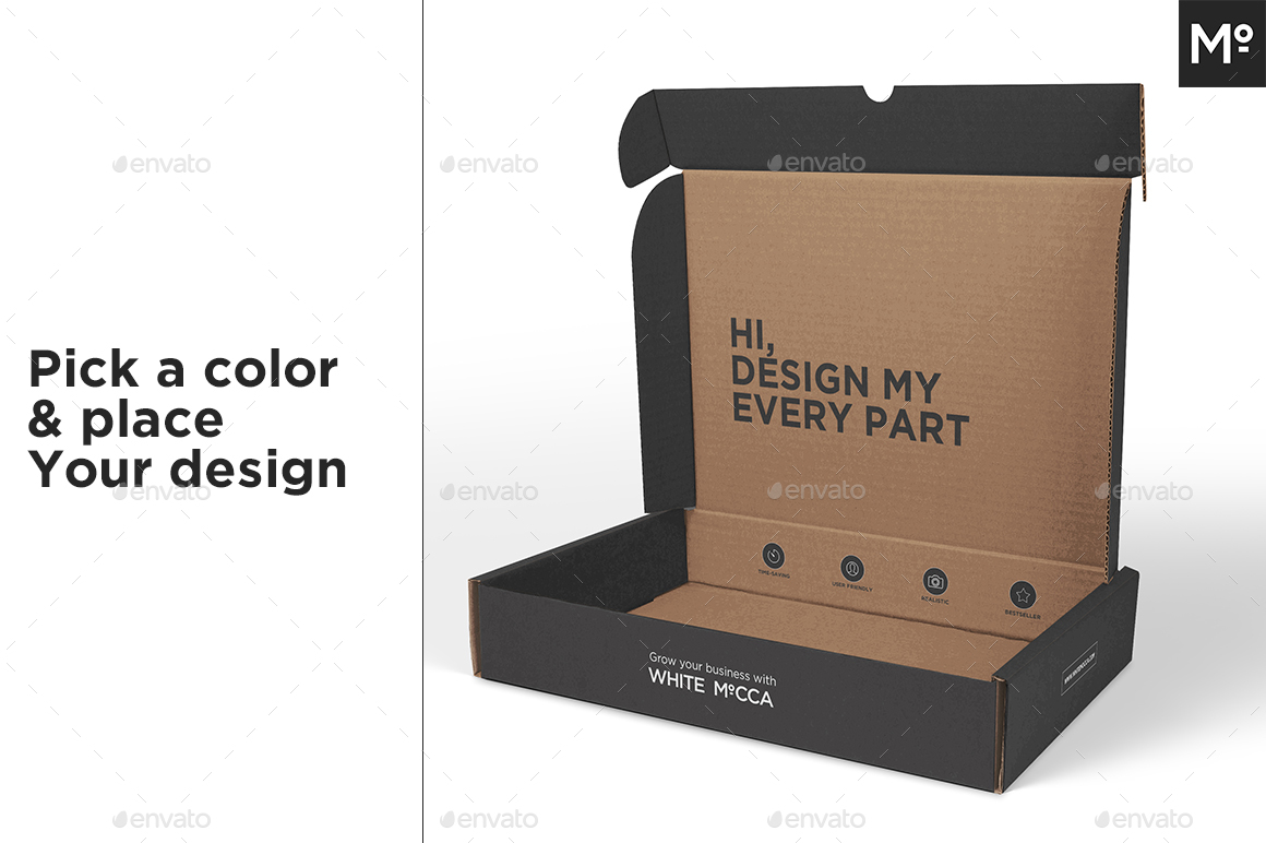 Download Mailing Box Mock-up by Mocca2Go | GraphicRiver