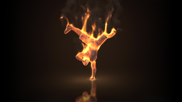 Breakdancing On Fire