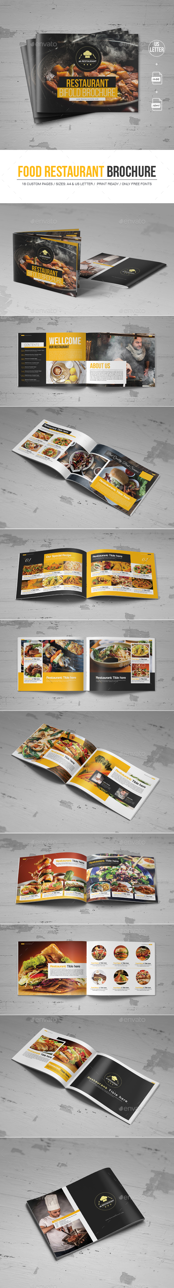 Food Restaurant Brochure - Corporate Brochures