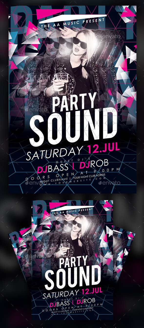 Party Sound Flyer - Clubs & Parties Events