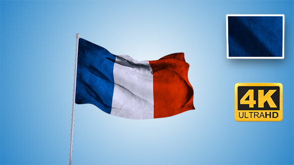 Flag of France 4K