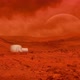 Small Base On Alien Planet In Sandstorm - VideoHive Item for Sale