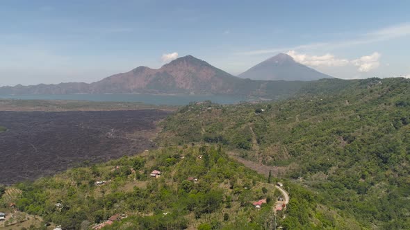 Mountain Landscape Lake and Sky alt