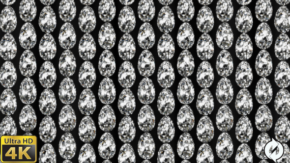 Shiny Dimond Eggs Background Loop