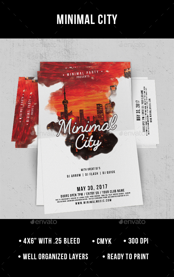 Minimal City - Flyer - Clubs & Parties Events