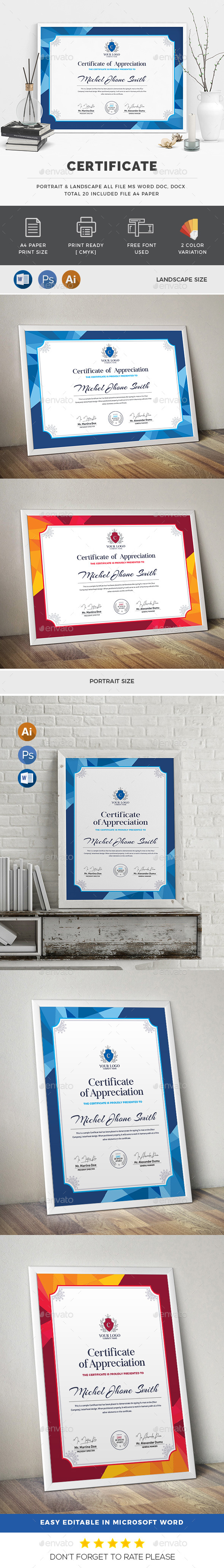 Certificate - Certificates Stationery