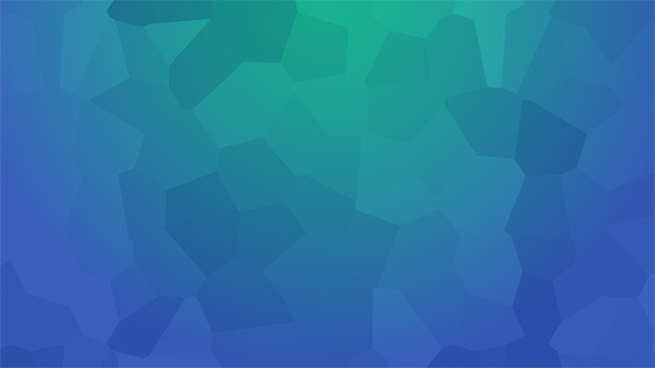 Vibrant Blue Polygonal Background 4K