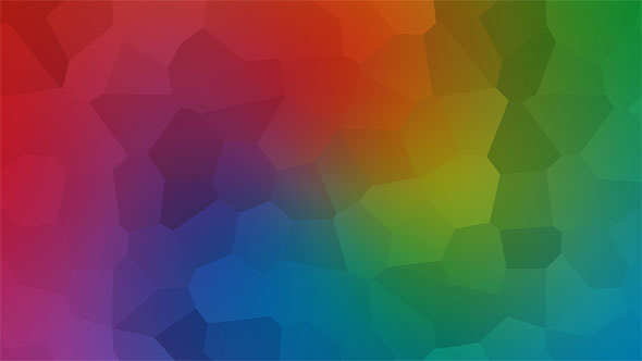 Vibrant Colorful Polygonal Background