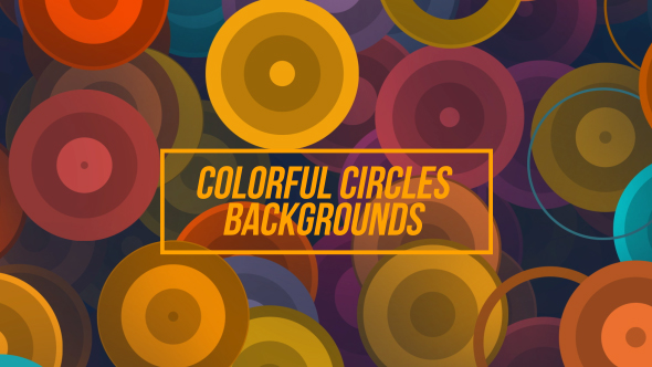 Colorful Circles Backgrounds Loop