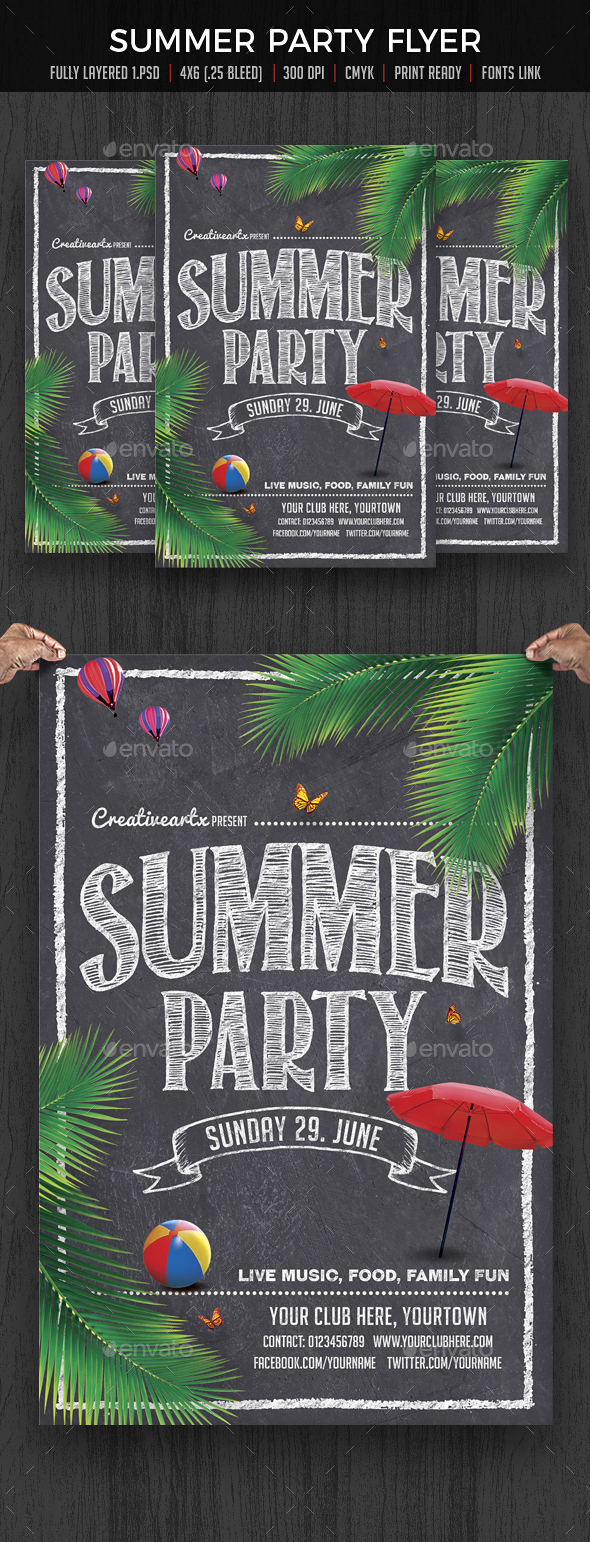 Summer Party Flyer