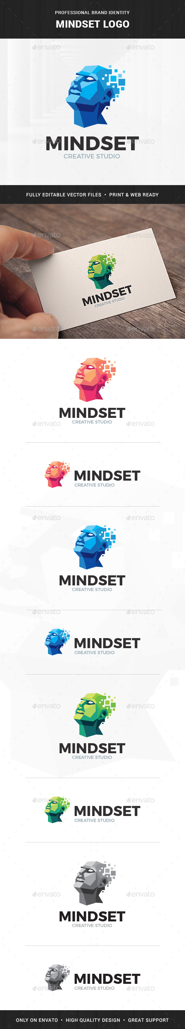 Mindset Logo Template - Humans Logo Templates