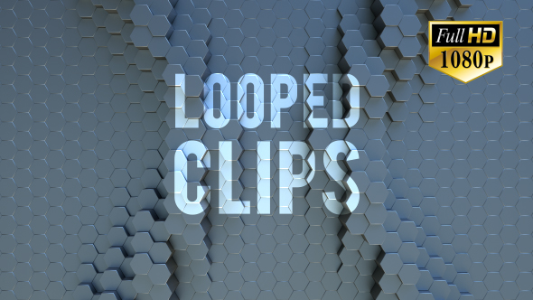 Animated Hexagon Background Looped 6 alt