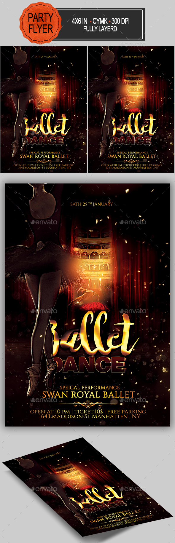 Ballet Dance Flyer - Miscellaneous Events